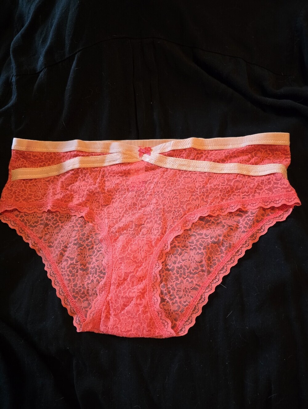 Vintage No Boundaries Size Large Lace Panties Y2K NoBo Bikini Sexy HOT Mcbling